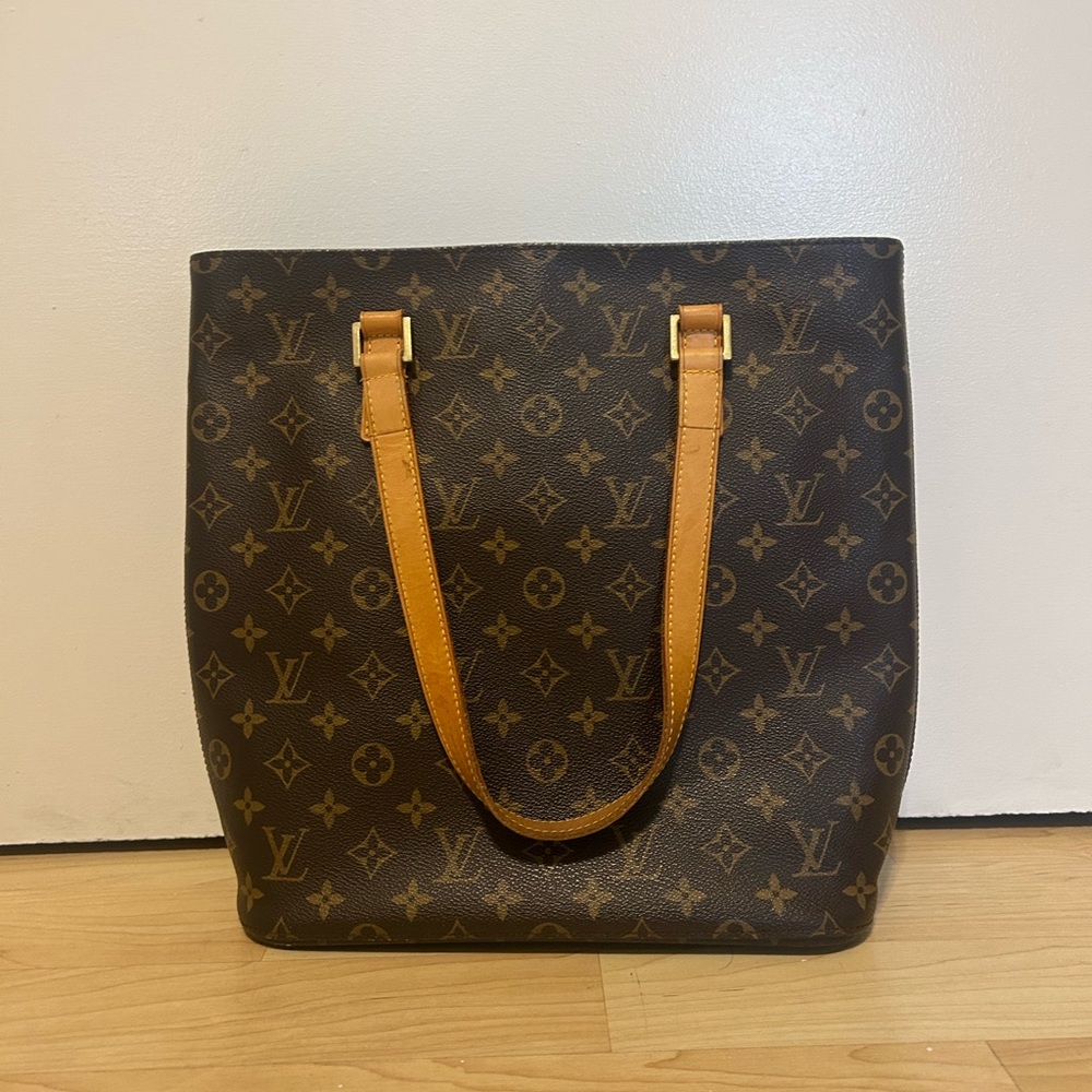 Louis Vuitton Monogram Tote in Brown and Tan